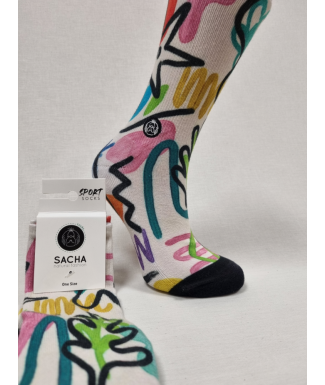 Calcetines mujer estampado aerosol multicolor Sacha SA2231W-14