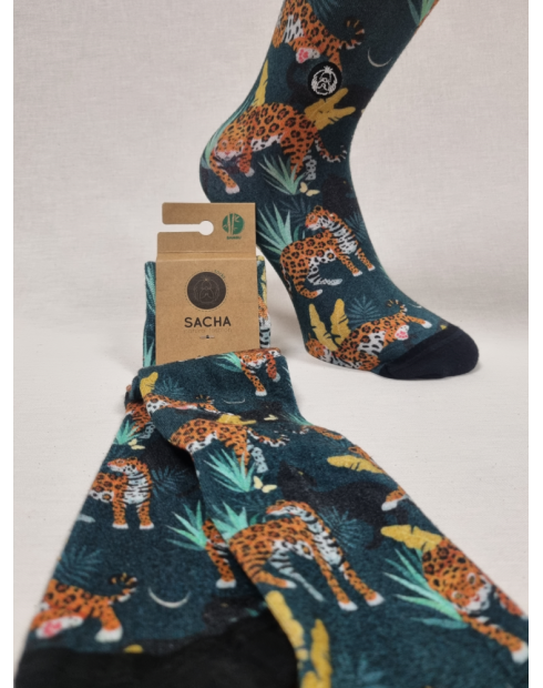 CALCETINES BAMBÚ PANTERA Y LEOPARDO
