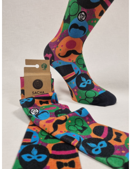 CALCETINES BAMBÚ BIGOTE Y CHISTERA