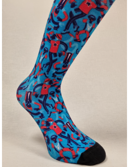 CALCETINES SIMPATICOS DE HOMBRE EN BAMBU BAILANDO