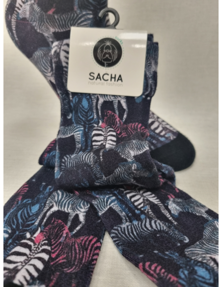 CALCETINES BAMBÚ CEBRAS