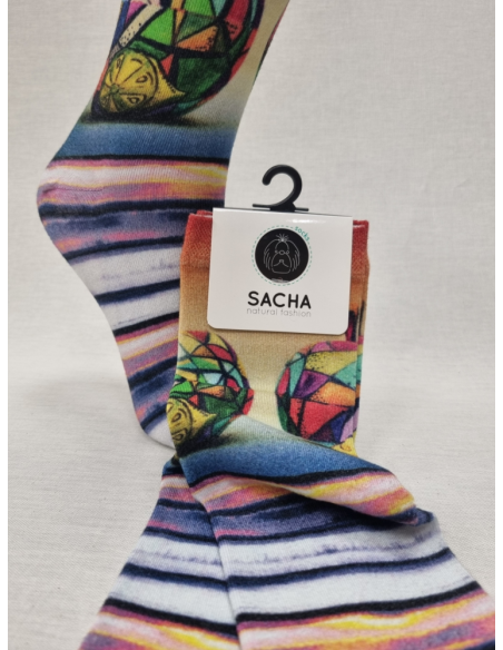 CALCETINES BAMBÚ CHICO MANZANA