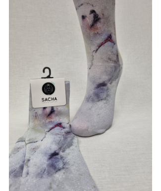 CALCETINES LUREX PERRO SACHA