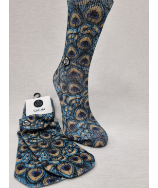 CALCETINES LUREX PAVO REAL