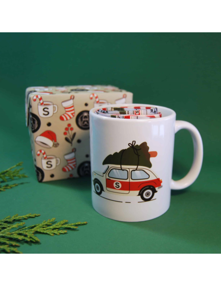 Pack regalo navidad taza y calcetin