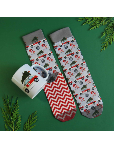 Pack regalo navidad taza y calcetin