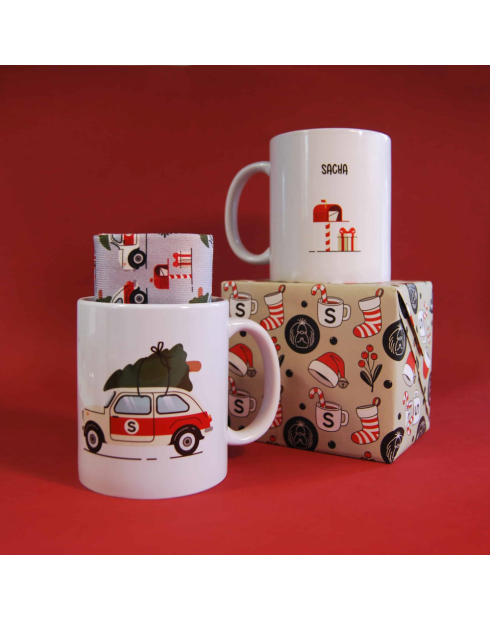 Pack regalo navidad taza y calcetin