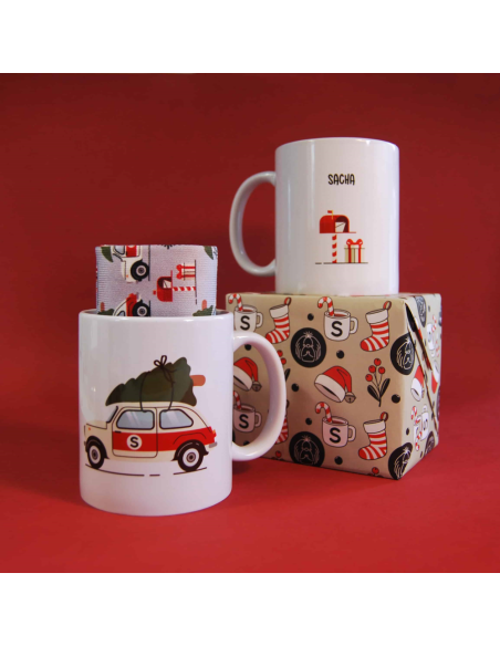 Pack regalo navidad taza y calcetin