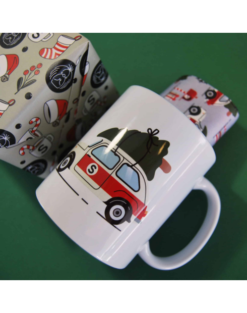 Pack regalo navidad taza y calcetin