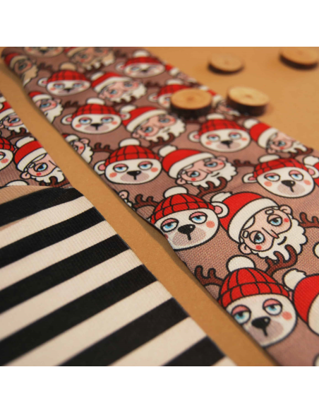 Pack taza y calcetin Santa y Reno