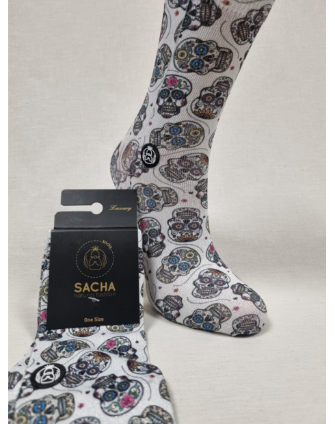 CALCETINES LUREX CALAVERAS