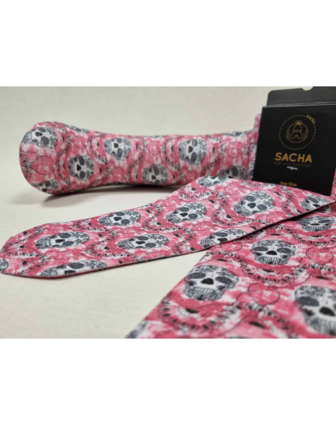 CALCETINES UNICOS DE MUJER CON LUREX DE CALAVERAS