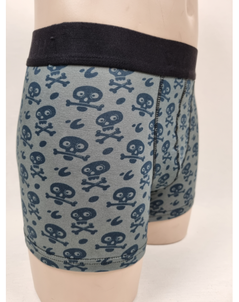 BOXER DIVERTIDOS DE HOMBRE CON CALAVERAS PIRATA