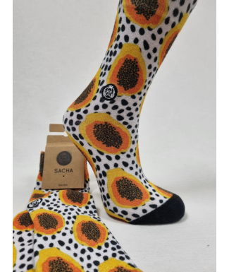 CALCETINES BAMBÚ MUJER PAPAYA