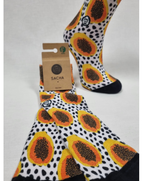 CALCETINES BAMBÚ MUJER PAPAYA