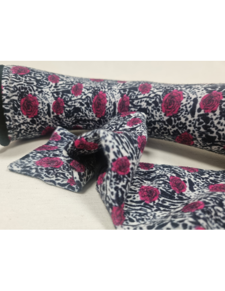 CALCETINES DIVERTIDOS DE MUJER DE BAMBU CON ROSAS