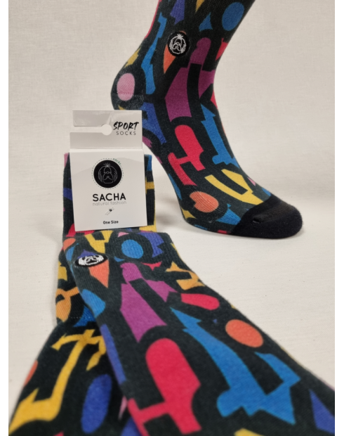 CALCETINES ALGODON LETRAS