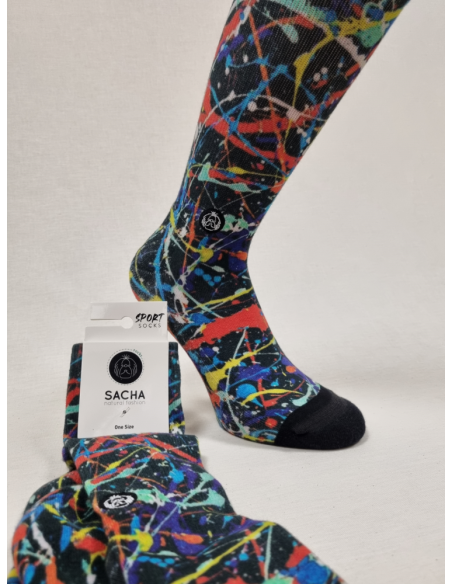 CALCETINES ALGODON ABSTRACTO