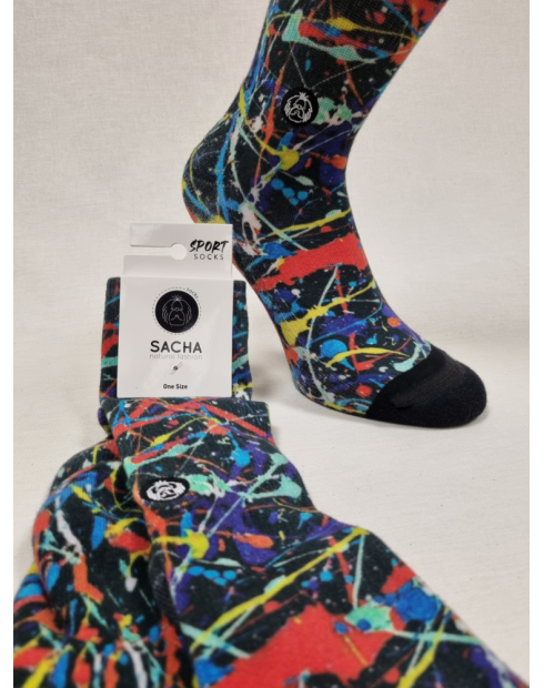 CALCETINES ALGODON ABSTRACTO