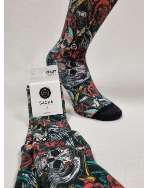 CALCETINES ALGODON CALAVERAS Y TEQUILA