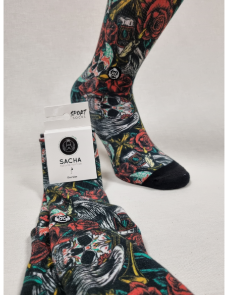 CALCETINES ALGODON CALAVERAS Y TEQUILA