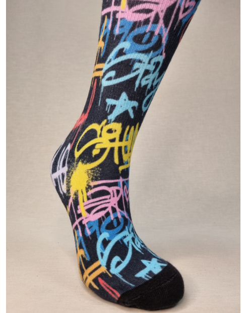 DIVERTIDOS CALCETINES GRAFFITI LETRAS...