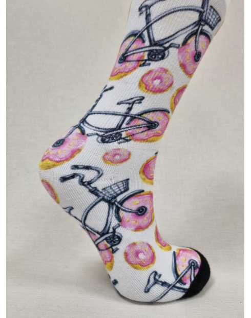 CALCETINES BICILETAS Y DONUTS DIVERTIDOS