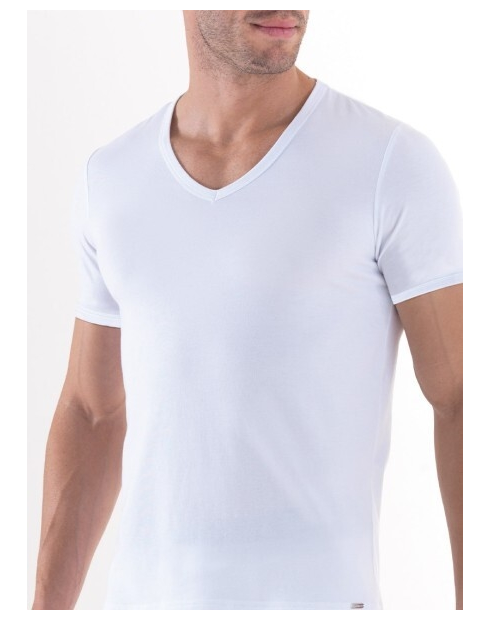 CAMISETA HOMBRE MODAL CUELLO PICO