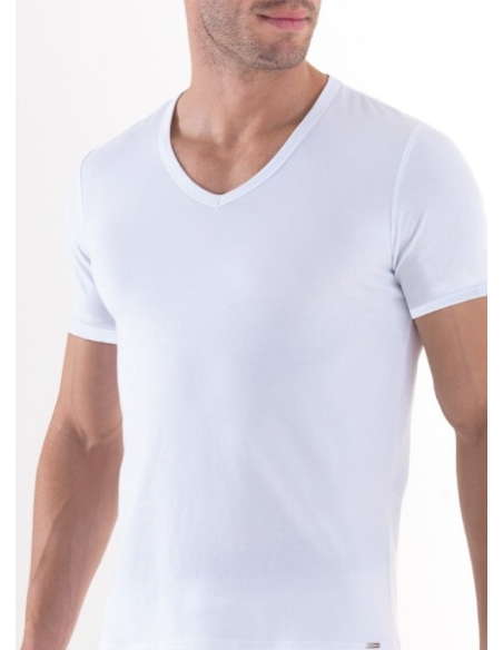 CAMISETA HOMBRE MODAL CUELLO PICO