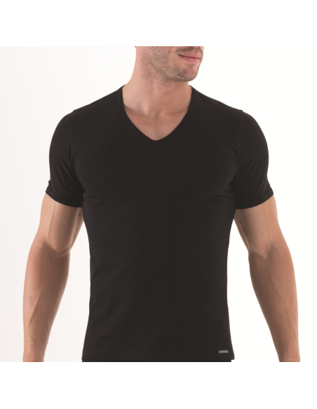 CAMISETA HOMBRE MODAL CUELLO PICO