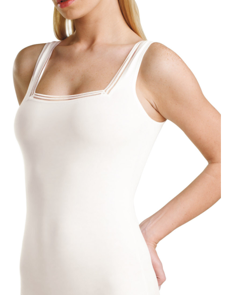 CAMISETA MUJER TIRANTE ANCHO ALGODÓN