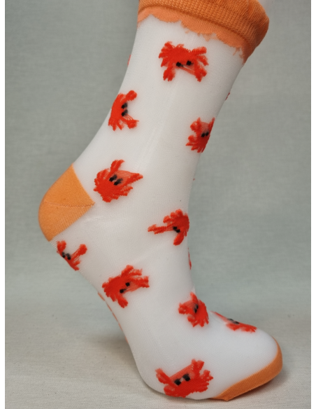 CALCETINES DE MUJER ORIGINALES CON CANGREJOS