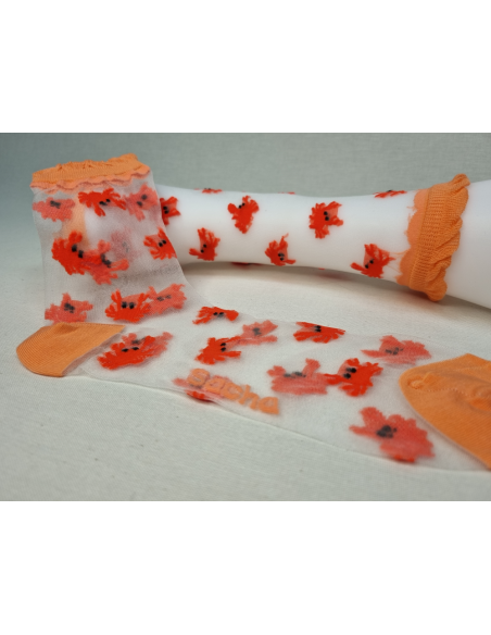 CALCETINES DE MUJER ORIGINALES CON CANGREJOS