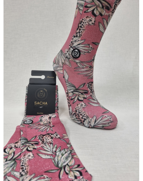 CALCETINES LUREX PANTERA EN SELVA