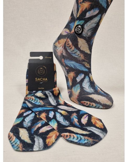 CALCETINES LUREX HOJAS NUEVAS