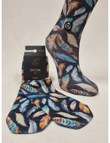 CALCETINES LUREX HOJAS NUEVAS