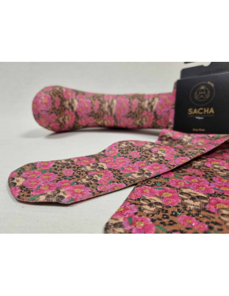 CALCETINES ORIGINALES DE MUJER CON LUREX DE CALAVERAS