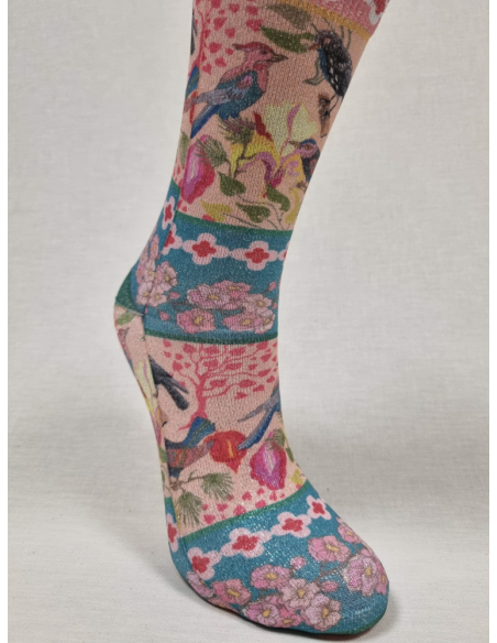 CALCETINES CALIDAD PREMIUM DE MUJER EN LUREX DIVERTIDOS