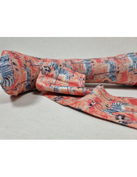 CALCETINES CALIDAD PREMIUM DE MUJER CON LUREX DISEÑO CEBRAS