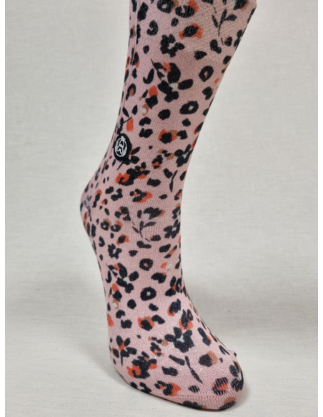 CALCETINES INFORMALES DE MUJER CON LUREX FLORES