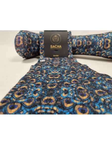 CALCETINES COMODOS DE MUJER PLUMAS PAVO REAL