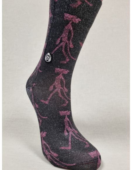 CALCETINES DIVERTIDOS PANTERA ROSA DE MUJER