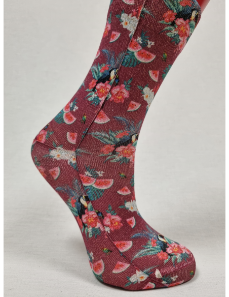 CALCETINES CALIDAD PREMIUM DE MUJER CON BRILLO LUREX