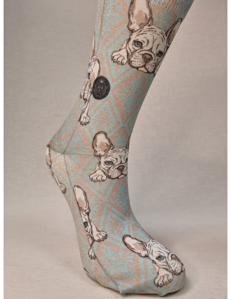 CALCETINES DE MUJER ATREVIDOS DE LUREX Y ALGODÓN