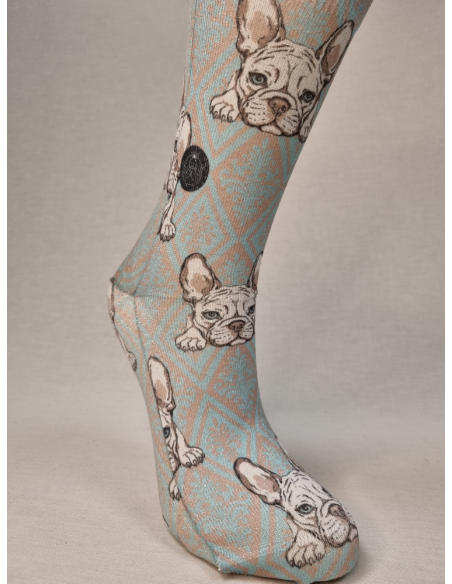 CALCETINES DE MUJER ATREVIDOS DE LUREX Y ALGODÓN