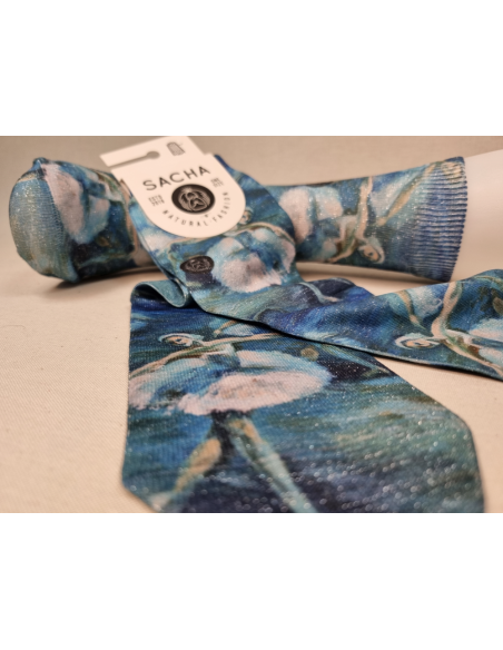 CALCETINES DE MUJER DISTINTOS CON BAILARINA DE LUREX