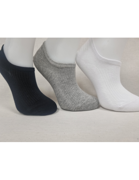 CALCETINES INVISIBLES DE MUJER GRIS