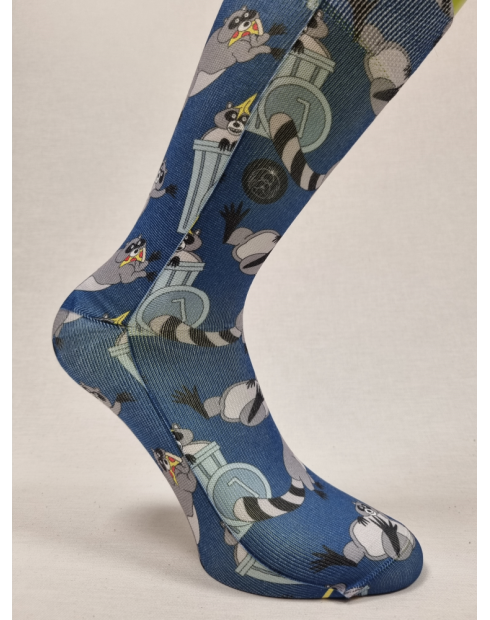 CCALCETINES DIVERTIDOS DE HOMBRE CON MAPACHES