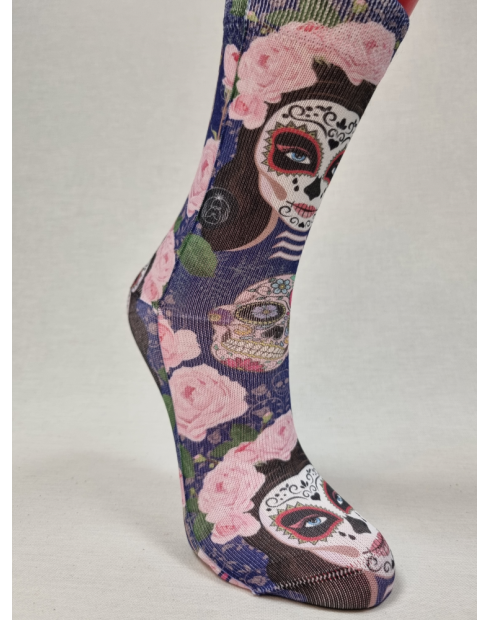 CCALCETINES ORIGINALES DE MUJER CON CATRINAS