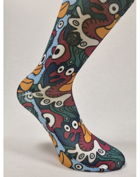 CALCETINES DIVERTIDOS DE HOMBRE GUSANOS LOCOS